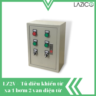 LZ2V - Tủ điều khiển từ xa qua điện thoại 1 bơm 2 van điện từ