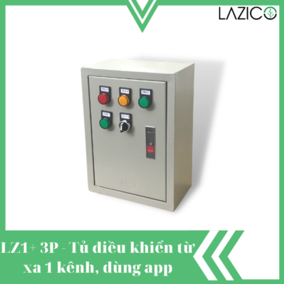 LZ1B+ - 3pha Tủ điều khiển từ xa qua điện thoại 1 kênh, dùng app