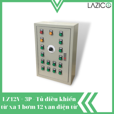 LZ12V- Tủ Điều Khiển Từ Xa 1 Bơm 12 Van điện Từ 24vdc – 3pha
