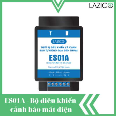 ES01A - Thiết bị cảnh báo mất điện và điều khiển từ xa qua điện thoại