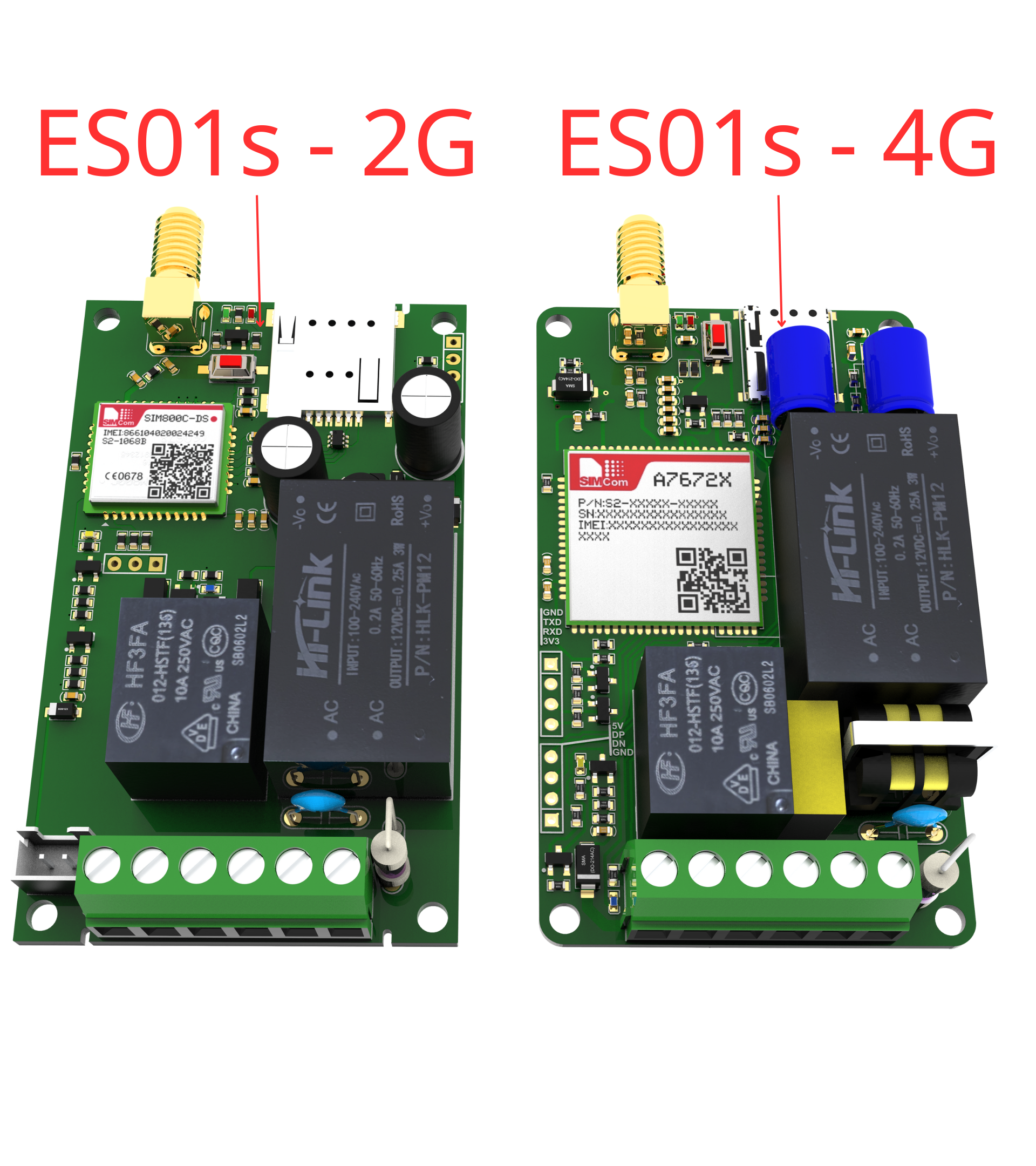 So sánh ES01s -2G và ES01s - 4G